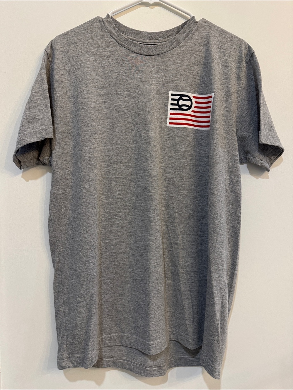 Unbranded Gray Short-Sleeve Graphic Pocket Tee
